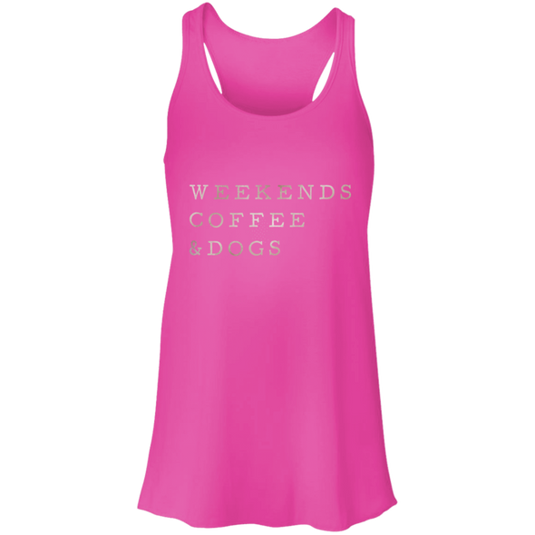 weekends coffee dogs tank