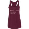 weekends coffee dogs tank