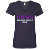 ladies v neck shirt