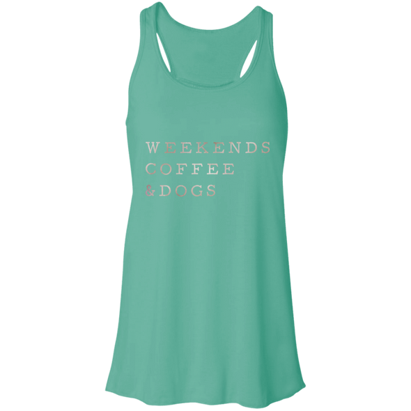 weekends coffee dogs tank