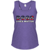 Women's Perfect Tri Racerback Tank Dogs Lives Matter