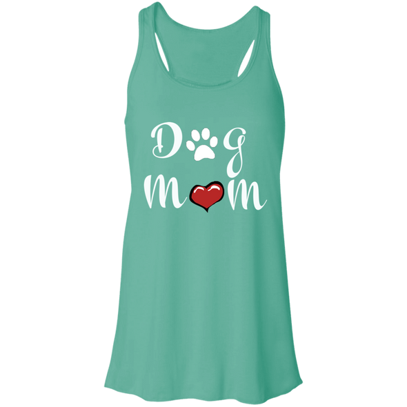 dog mom racerback tank