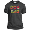 dog dad ringer retro tshirt