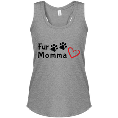 Women's Perfect Tri Racerback Tank Fur Momma