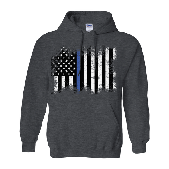 thin blue line hoodie