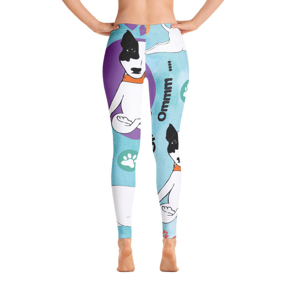 yoga dog leggings