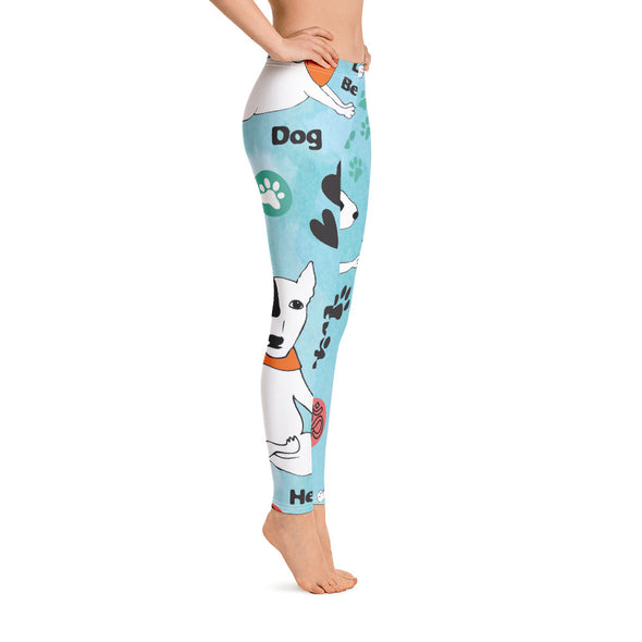 yoga dog leggings