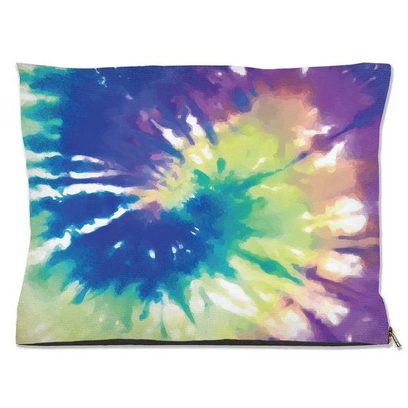 tie dye dog bed