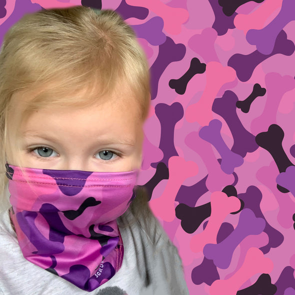 child and toddler gaiter style face masks