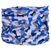 bone camo blue pup scruff dog bandana