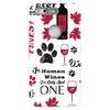wags and wine cell phone case