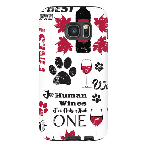 wags and wine cell phone case