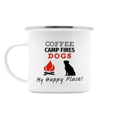 Coffee Camp Fires Dogs Mug