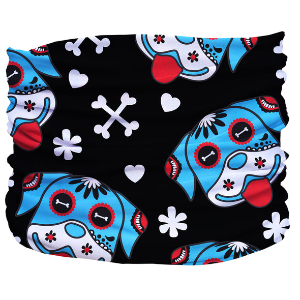 day of the dog blue pup scruff dog bandana