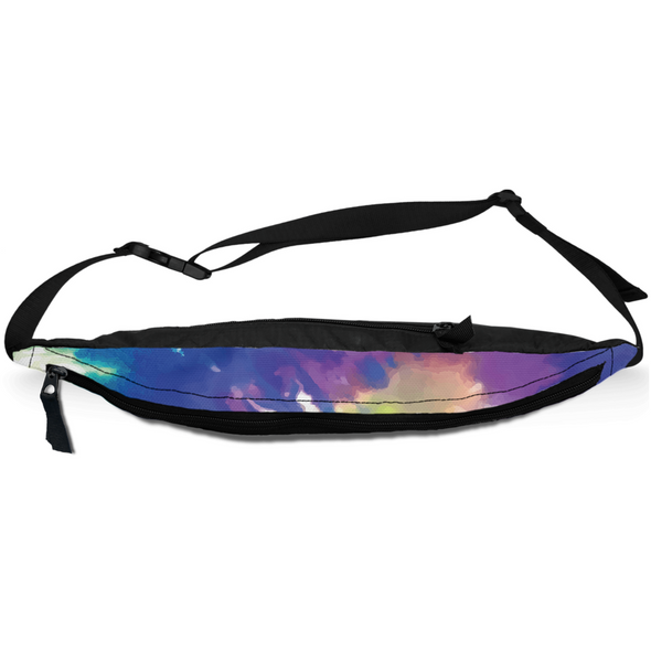 tie dye fanny pack