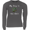 my dog is the shit long sleeve t shirt