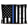 thin blue line dog bed