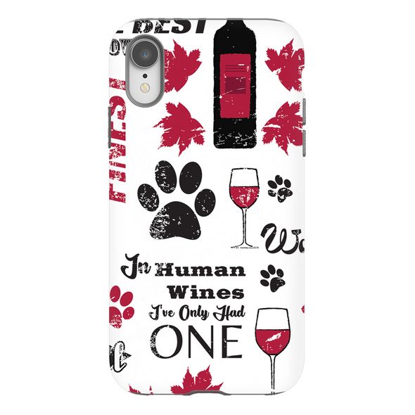 wags and wine cell phone case