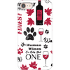 wags and wine cell phone case