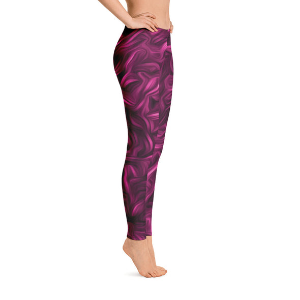 merlot abstract leggings