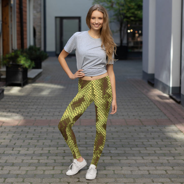 snake skin leggings