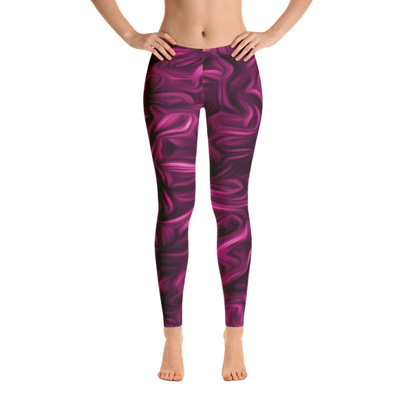 merlot abstract leggings