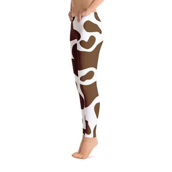 cow hide leggings