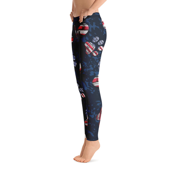 patriotic american flag leggings