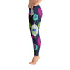 peacock print leggings