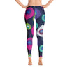 peacock print leggings