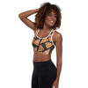pizza lover padded sports bra