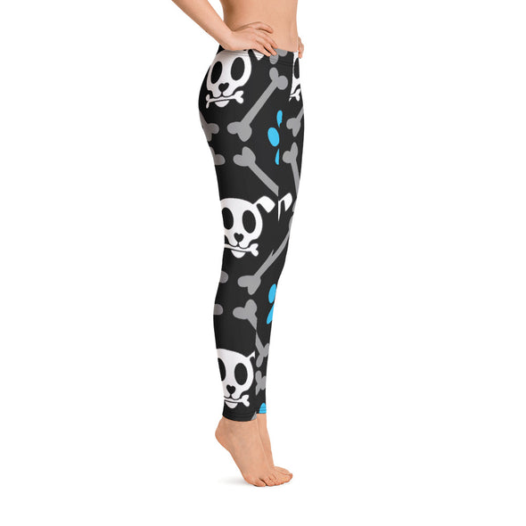 skull and bones leggings
