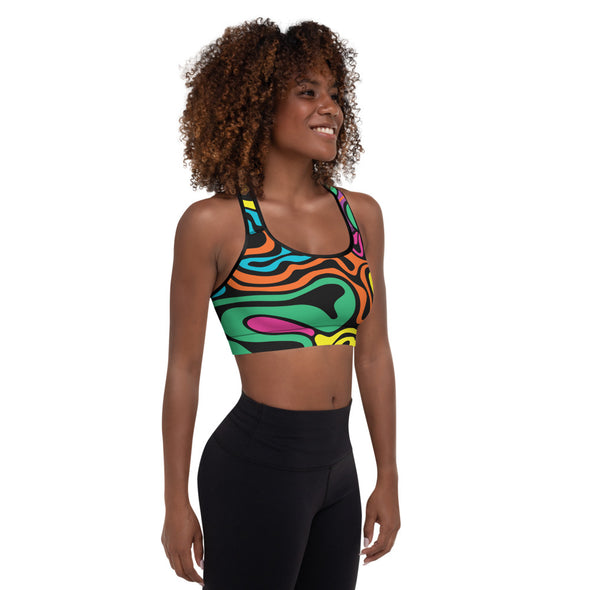 zoomies padded sports bra