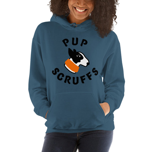 pup scruff logo hoodie