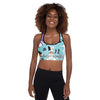 yoga dog padded sports bra