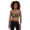 taco lover padded sports bra