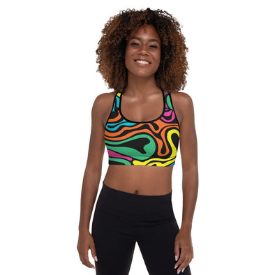 zoomies padded sports bra