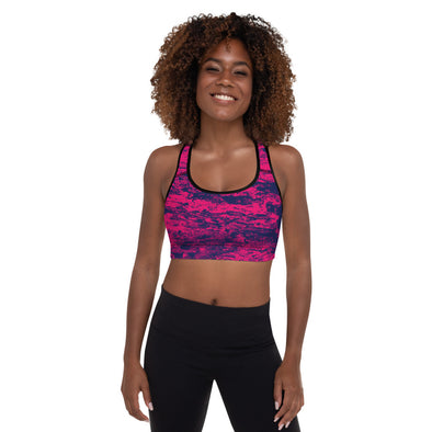 Puma Padded Sports Bra Pink