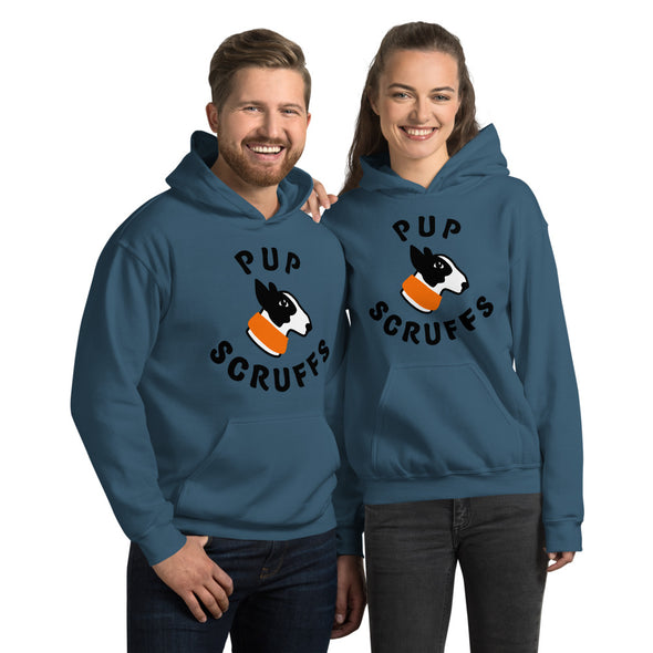 pup scruff logo hoodie