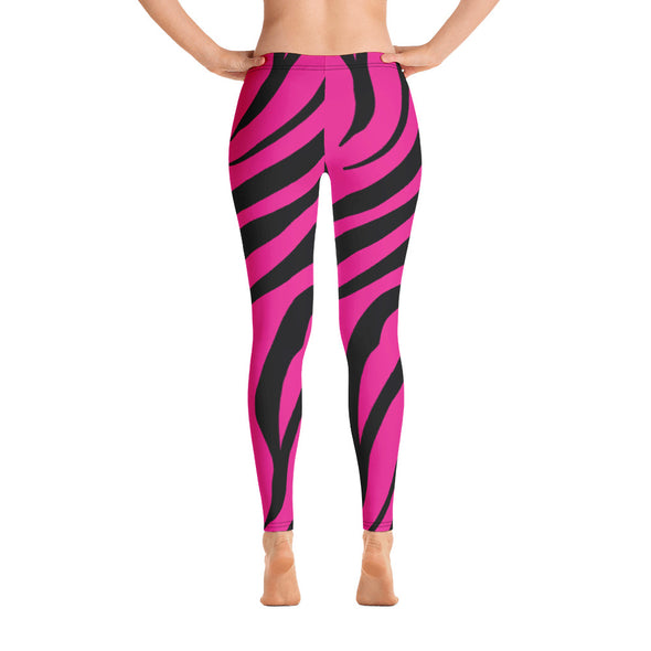 pink zebra leggings