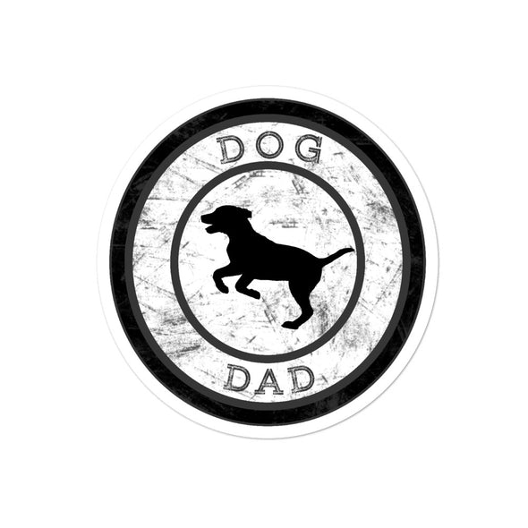 dog dad sticker