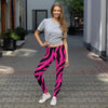 pink zebra leggings