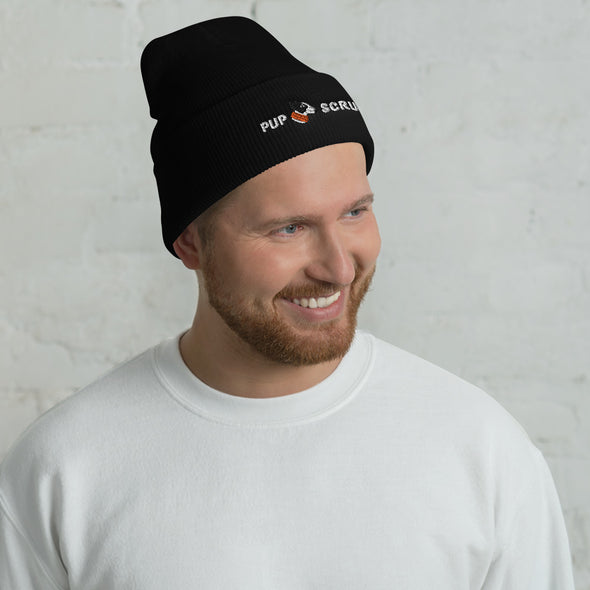 pup scruff logo beanie