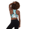 yoga dog padded sports bra