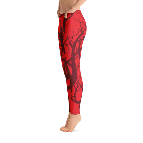 cherry bomb red leggings