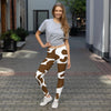 cow hide leggings