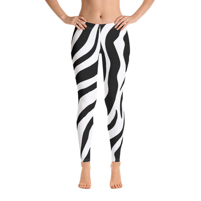 zebra print leggings