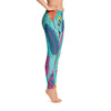 feather pattern leggings