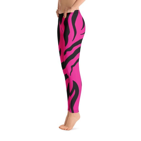 pink zebra leggings