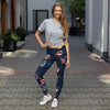 patriotic american flag leggings
